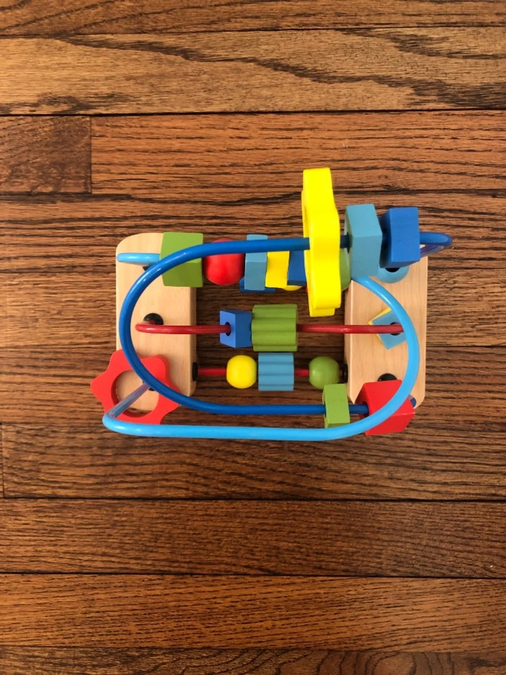 Wooden Bead Maze Educational Toy with Suction Cups